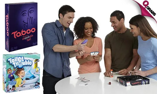 Taboo The Game of Unspeakable Fun + Toilet Trouble!